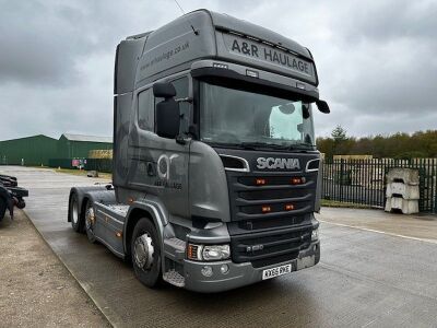 2015 Scania R520 V8 6x2 Midlift Tractor Unit