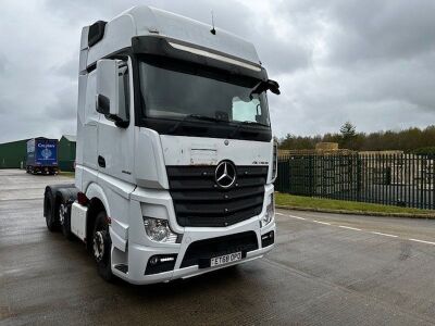 2018 Mercedes Actros 2545 6x2 Midlift Tractor Unit