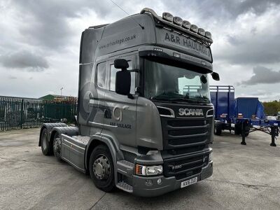 2016 Scania R520 V8 6x2 Midlift Tractor Unit