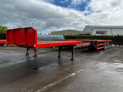 2008 Weightmaster 13.6mtr Flatbed Extendable Trailer