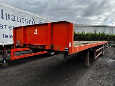 2002 Weightmaster 12.2mtr Flatbed Coiler Trailer