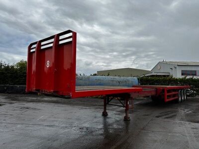 2016 Weightmaster 13.6mtr Flatbed Extendable Trailer