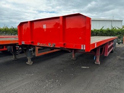 2004 Weightmaster 12.2mtr Flatbed Trailer