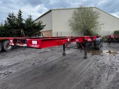 2008 Dennison Skeletal Trailer