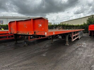 1996 Weightmaster 13.6mtr Flatbed Trailer