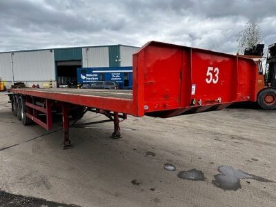 1995 Weightmaster 12.2mtr Flatbed Coiler Trailer