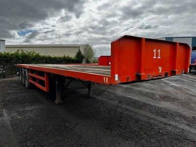 2007 Weightmaster 12.2mtr Flatbed Coiler Trailer