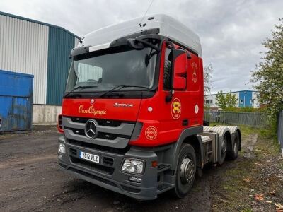 2012 Mercedes Actros 2546 6x2 Midlift Tractor Unit