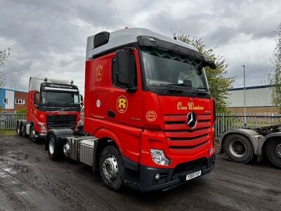 2019 Mercedes Actros MP4-2448 6x2 Mini Midlift Tractor Unit