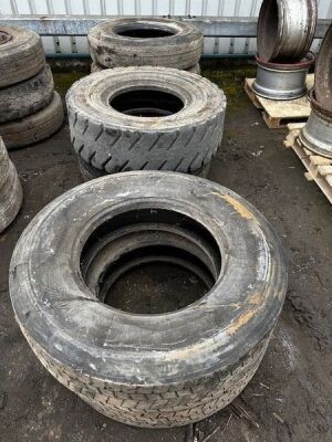 7 Tyres Various Sizes 