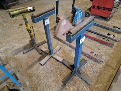 3 x Steel Roller Stands