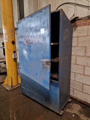 Heavy Duty Steel Storage Cabinet & Contents