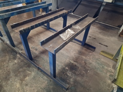 2 x Heavy Duty Steel Trestles