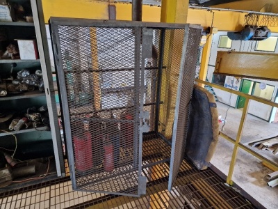 Steel Storage Cage & Fire Extinguishers