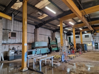 Overhead Gantry Crane Assembly, Mezzanine Floor & 4 x Gantry Cranes - 5