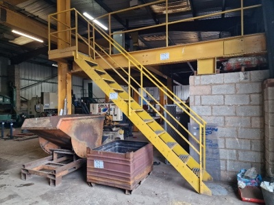 Overhead Gantry Crane Assembly, Mezzanine Floor & 4 x Gantry Cranes - 6