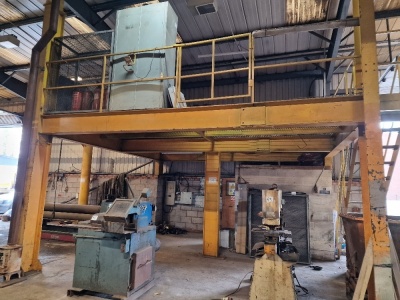 Overhead Gantry Crane Assembly, Mezzanine Floor & 4 x Gantry Cranes - 8