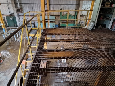 Overhead Gantry Crane Assembly, Mezzanine Floor & 4 x Gantry Cranes - 14