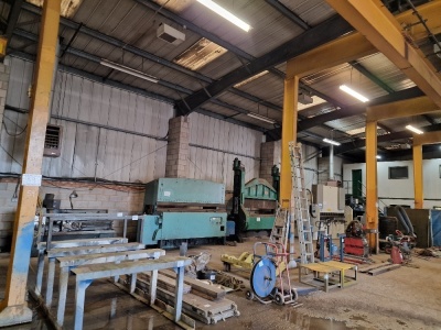 Overhead Gantry Crane Assembly, Mezzanine Floor & 4 x Gantry Cranes - 15