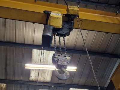 Overhead Gantry Crane Assembly, Mezzanine Floor & 4 x Gantry Cranes - 16