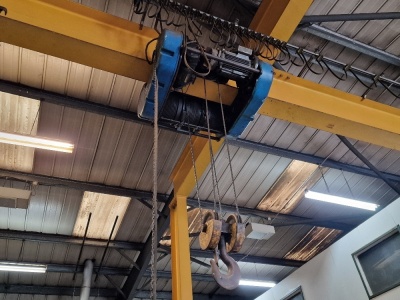 Overhead Gantry Crane Assembly, Mezzanine Floor & 4 x Gantry Cranes - 17