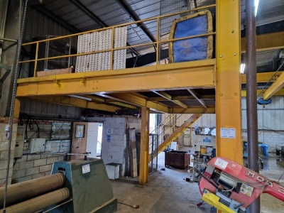 Overhead Gantry Crane Assembly, Mezzanine Floor & 4 x Gantry Cranes - 24