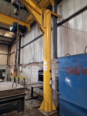 Pillar Gantry Crane, Demag Chain Hoist, SWL 500kg - 2