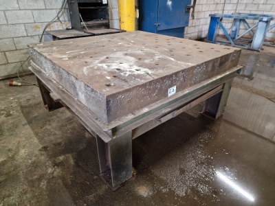 6ft x 6ft Heavy Duty Steel Fabrication Table