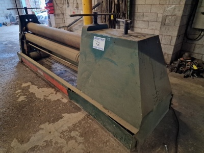 A J Morgan 2500 x 10mm Plate Roller