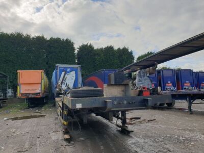 1979 Crane Fruehauf Triaxle Stepframe Flat Trailer - 2