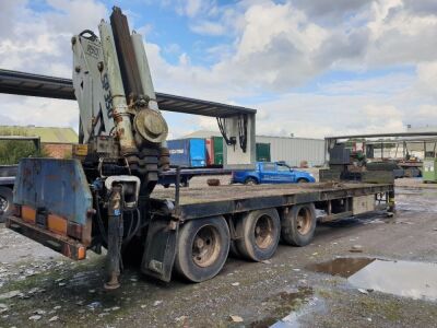 1979 Crane Fruehauf Triaxle Stepframe Flat Trailer - 3