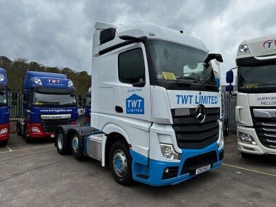 2021 Mercedes Actros 2545 Streamspace 6x2 Midlift Tractor Unit