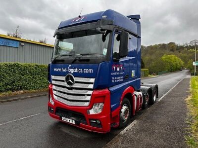 2016 Mercedes Actros 2545 Big Space 6x2 Midlift Tractor Unit