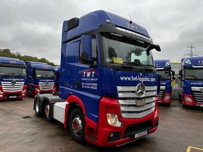 2018 Mercedes Actros 2551 Gigaspace 6x2 Midlift Tractor Unit