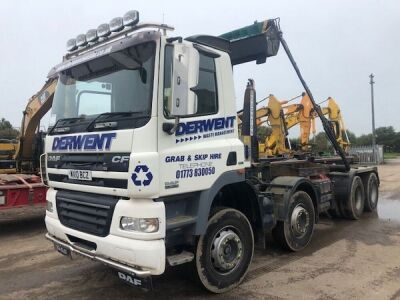 2010 DAF CF85 360 8x4 Hook Loader