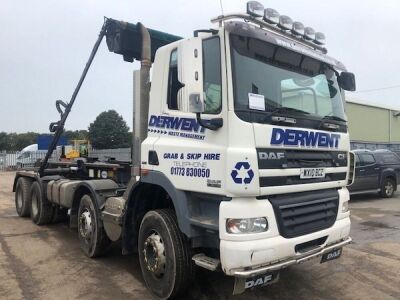 2010 DAF CF85 360 8x4 Hook Loader - 2