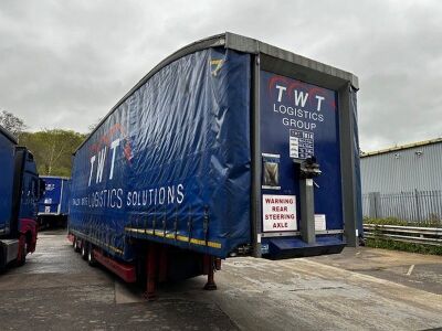 2015 Cartwright Curtainside Step Frame Double Deck Triaxle Trailer