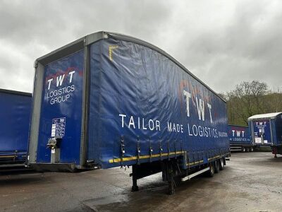 2017 Cartwright Curtainside Step Frame Double Deck Triaxle Trailer - 3