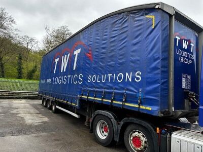 2017 Cartwright Curtainside Step Frame Double Deck Triaxle Trailer - 2