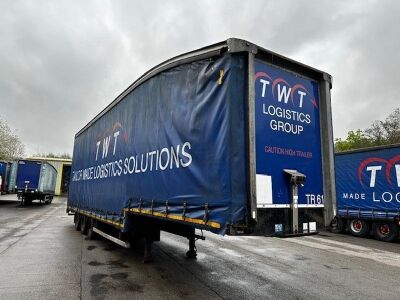 2012 Montracon Curtainside Step Frame Double Deck Triaxle Trailer