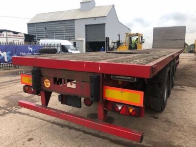 2005 M&G Triaxle Coil Cariier Flat Trailer - 3