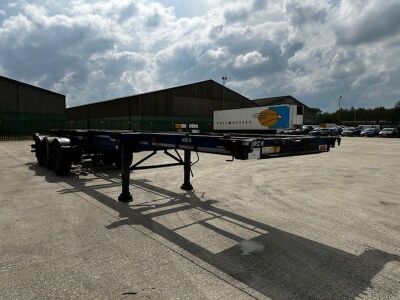 2013 SDC Triaxle Sliding Skeletal Trailer