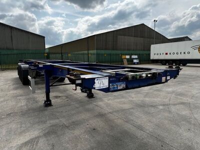 2017 Montracon Triaxle Sliding Skeletal Trailer