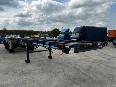 2013 SDC Triaxle Sliding Skeletal Trailer