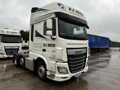 2014 DAF XF 520 6x2 Midlift Tractor Unit