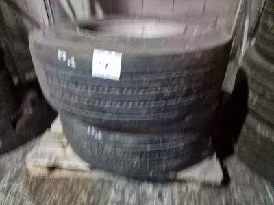 2 x Super Single Steel Wheels & Tyres