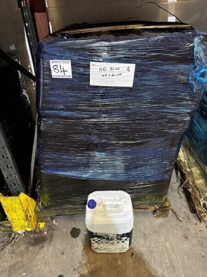 Pallet of 48x 20ltr Drums Sealed Ad Blue