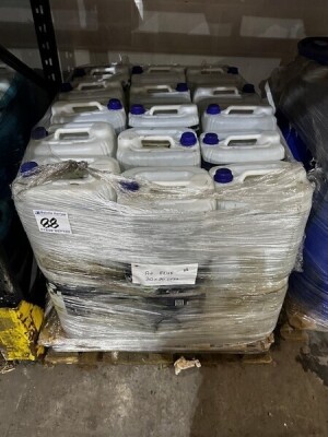 Pallet of 30 x 20ltr Drums Sealed Ad Blue