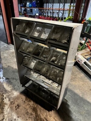 Shelving Unit Parts Bins On Wheels - 4