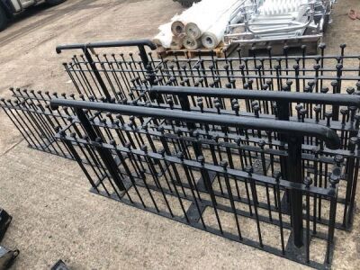 Qty of Wrought Iron Rails - 2